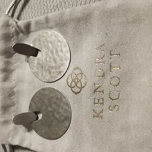 Kendra Scott Silver Didi Statement Earings